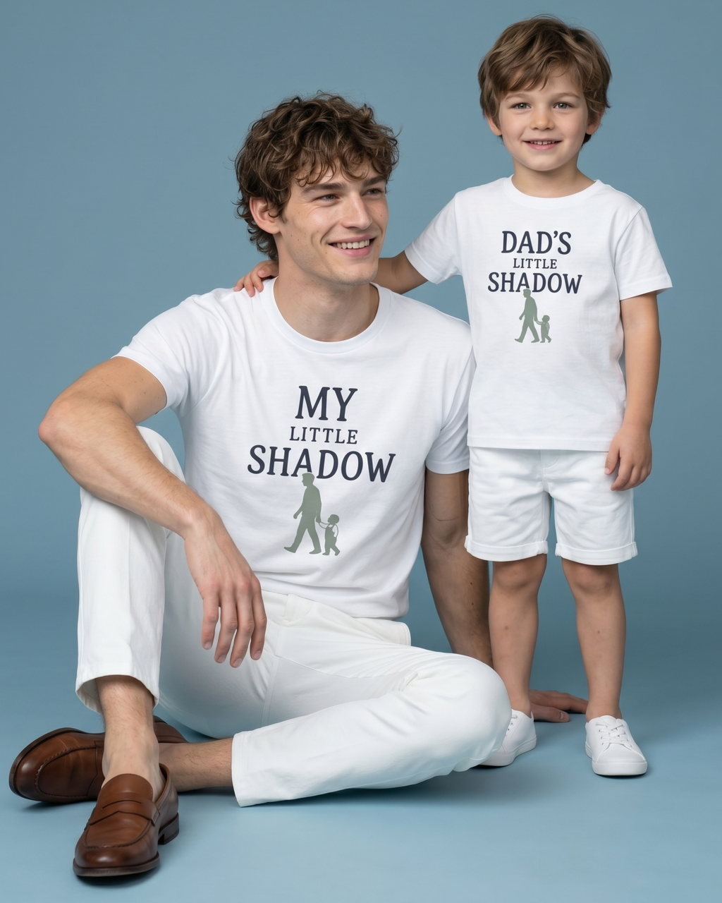 'My Little Shadow' Dads Tee in – T-Shirt | Little Ark | Christian Clothing Brand