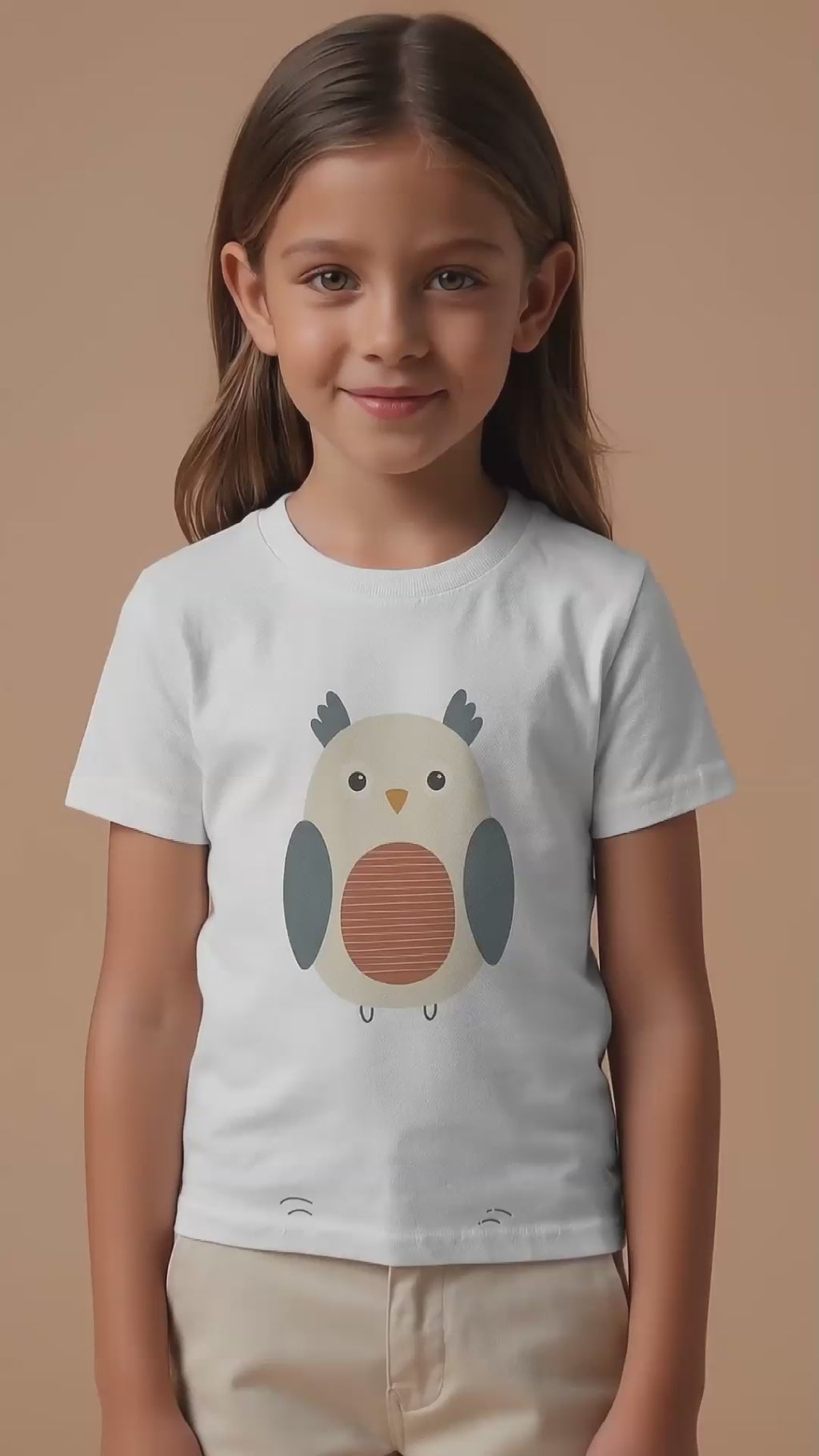 Scandi Owl Toddler Tee